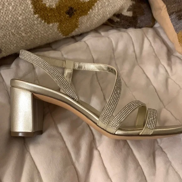 naturalizer vanessa strappy crystal detail block heel evening dress sandals Amazon.com | Naturalizer Womens Vanessa2 Rhinestone Embellished Strappy Heeled Sandal ,Black,4.5M